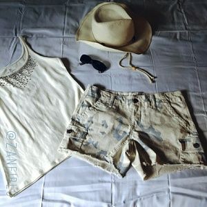 Faded Glory Artic Style Camo Cargo Cutoff Shorts